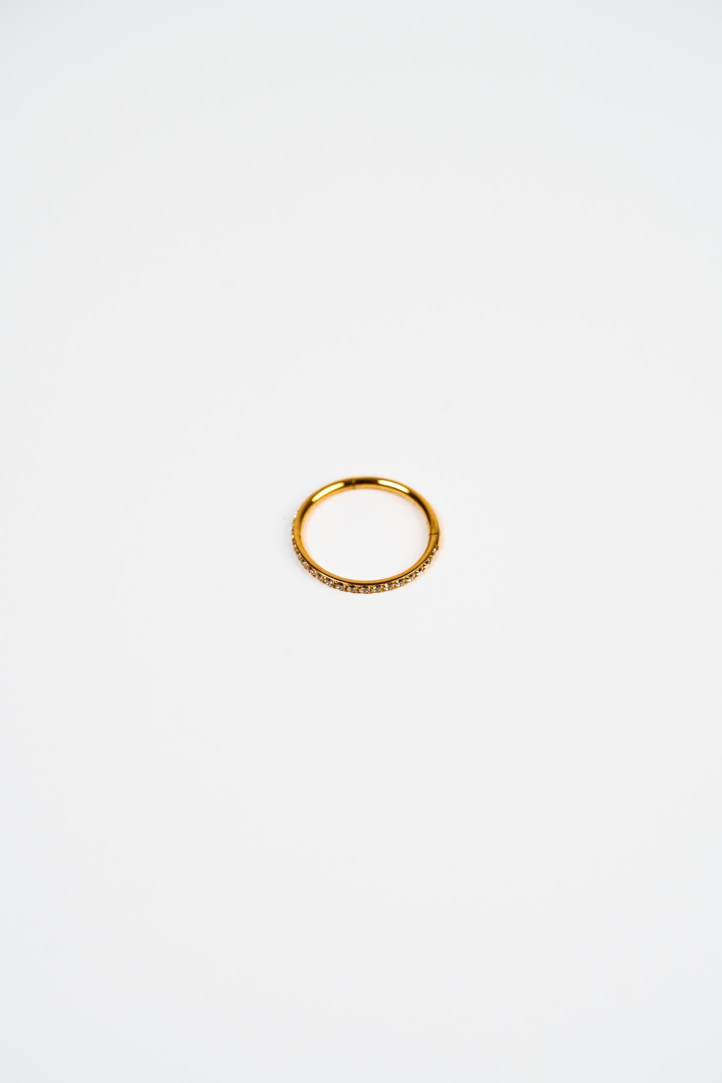 TWINS Crystal Line Hoop