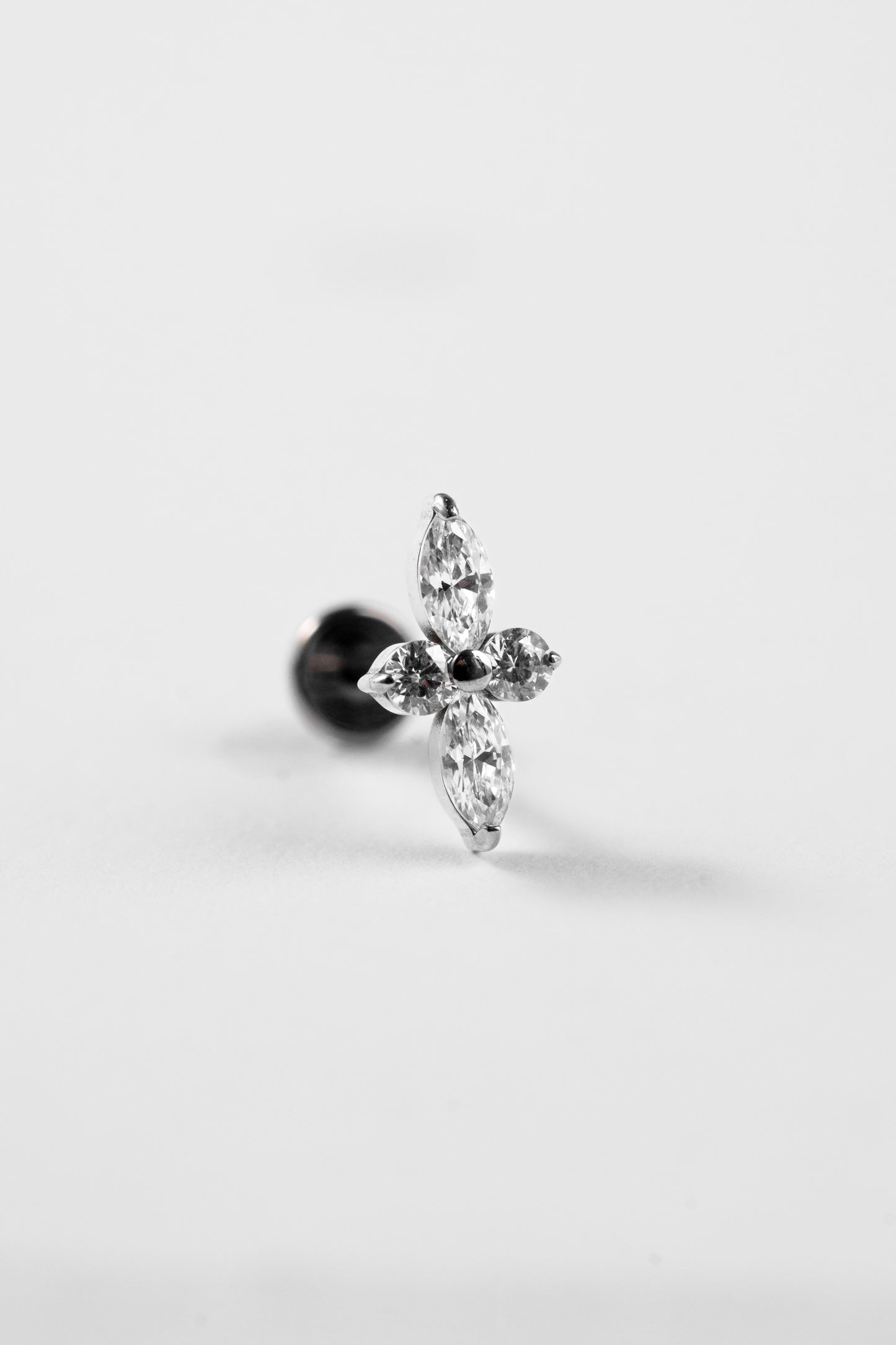 Crystal Cross Stud