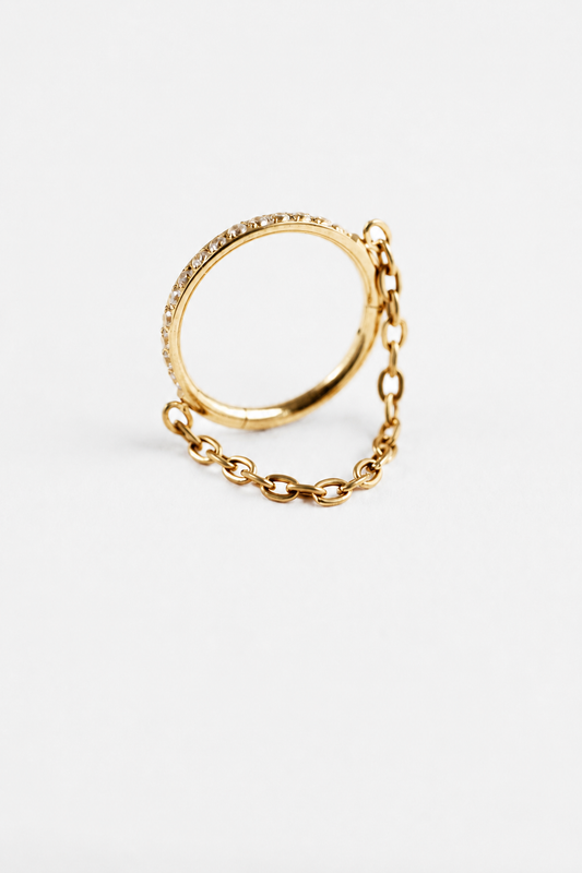 Chain Detail Ring