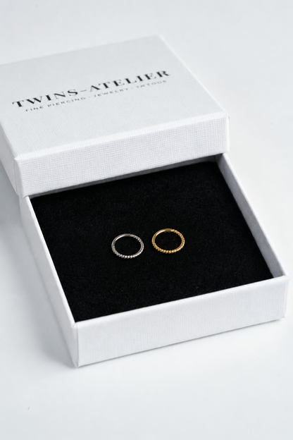 Twisted Elegance Hoop