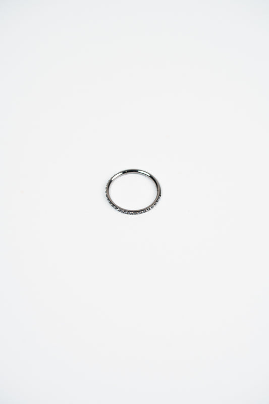 TWINS Crystal Line Hoop