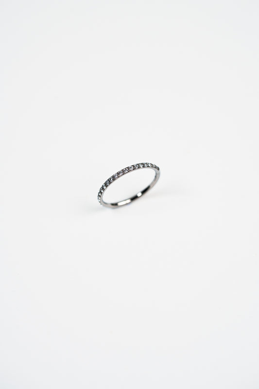 TWINS Crystal Line Hoop
