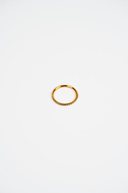 TWINS Crystal Line Hoop