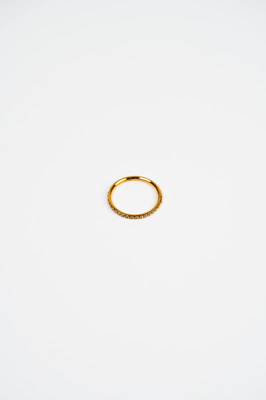 TWINS Crystal Line Hoop