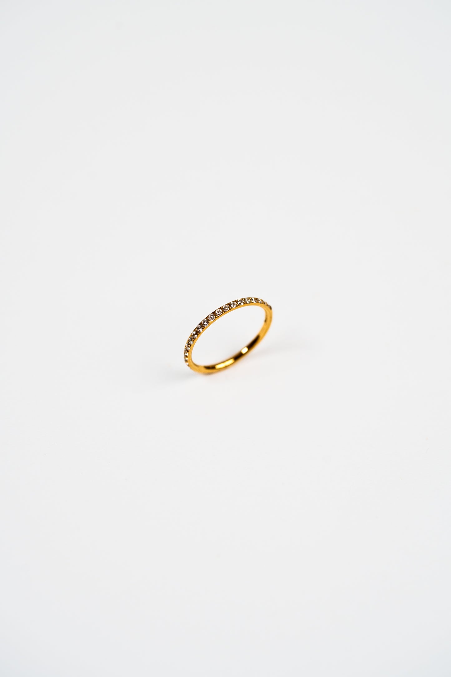 TWINS Crystal Line Hoop