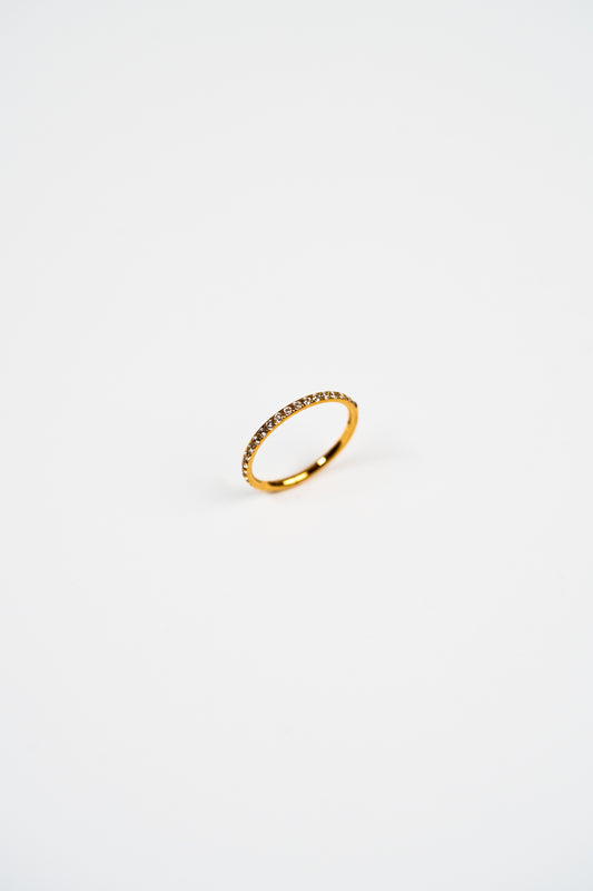 TWINS Crystal Line Hoop