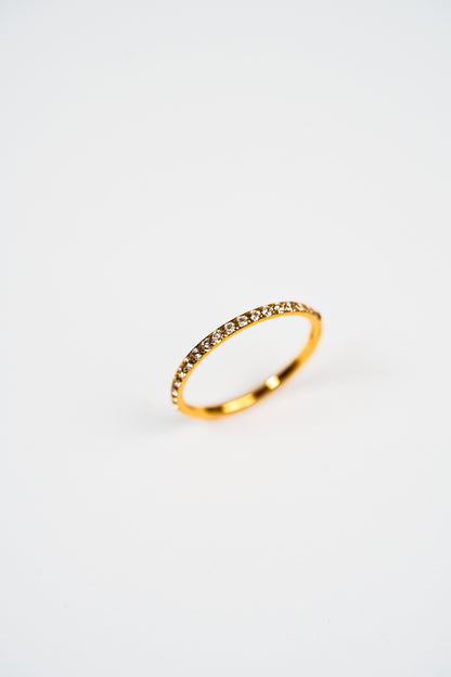 TWINS Crystal Line Hoop