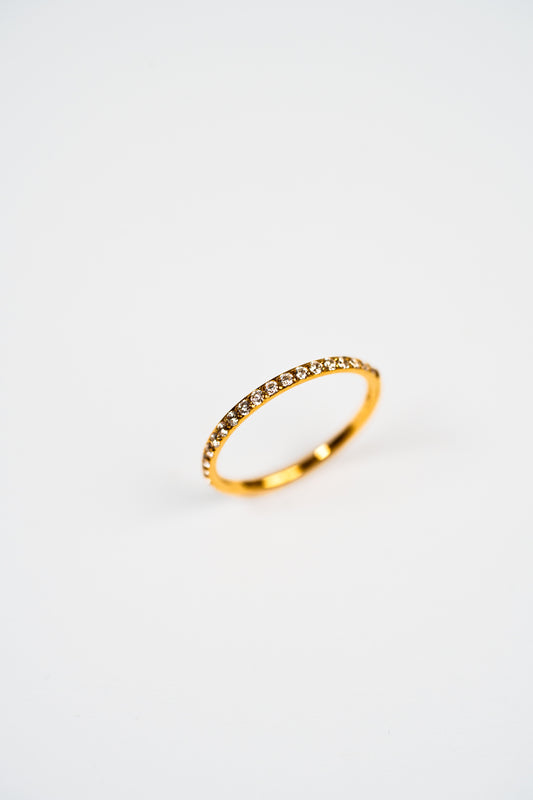 TWINS Crystal Line Hoop