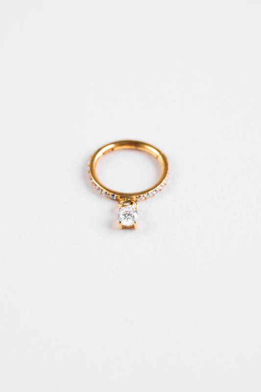 Crystal Drop Titan Ring