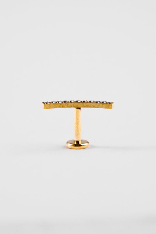 Crystal Curve Stud
