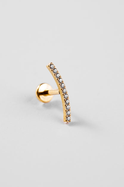 TWINS Crystal Arc Stud