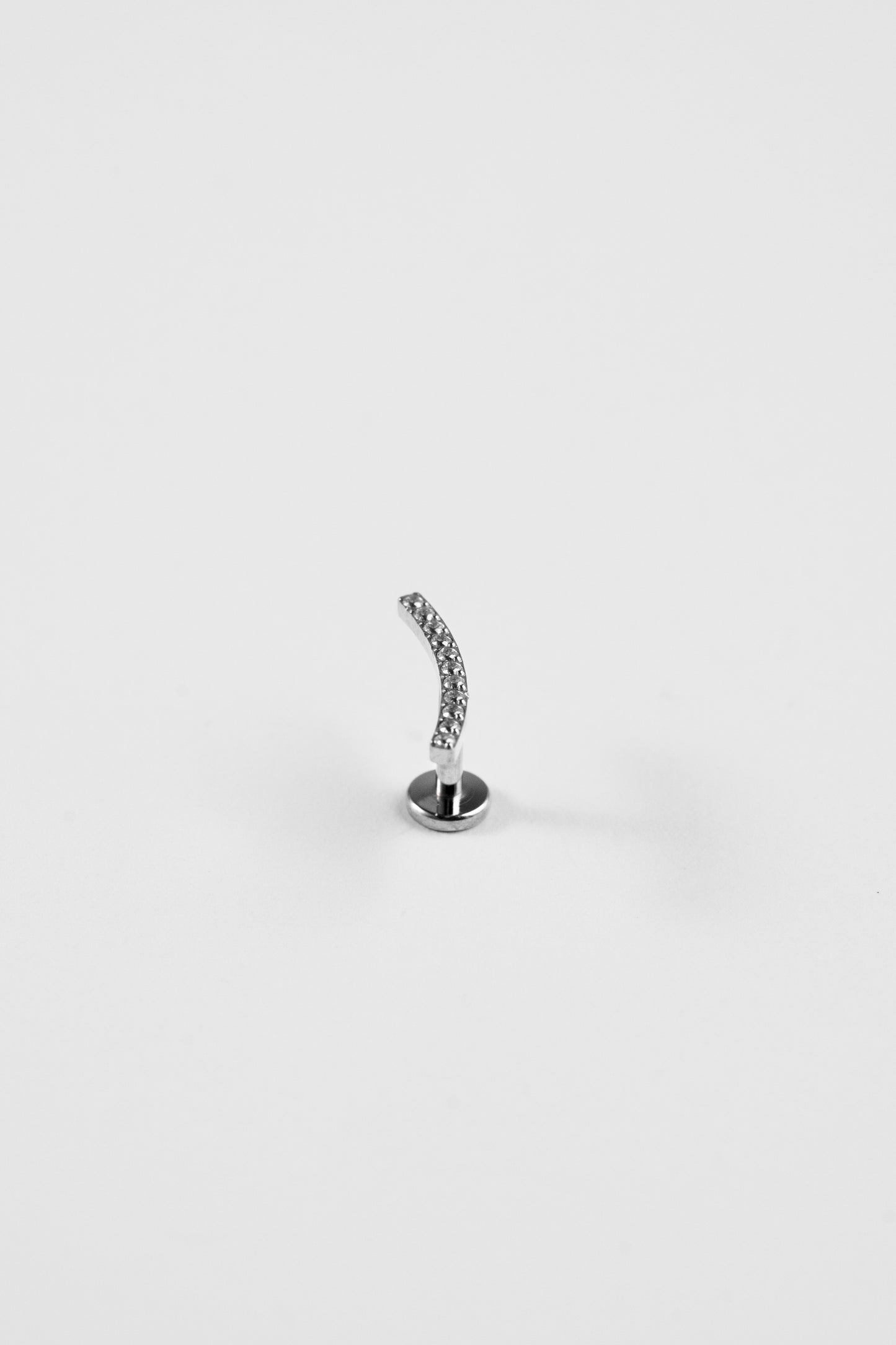 Crystal Curve Stud