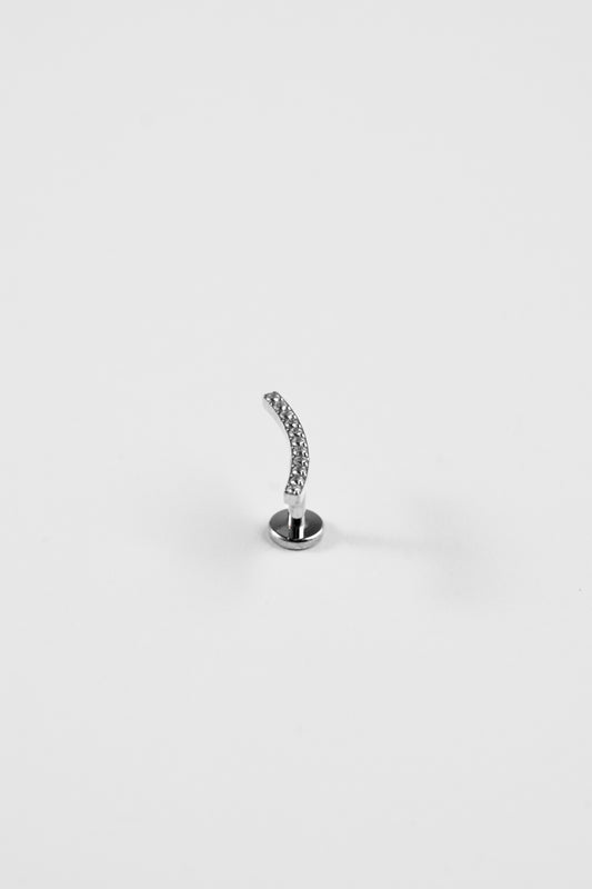 Crystal Curve Stud