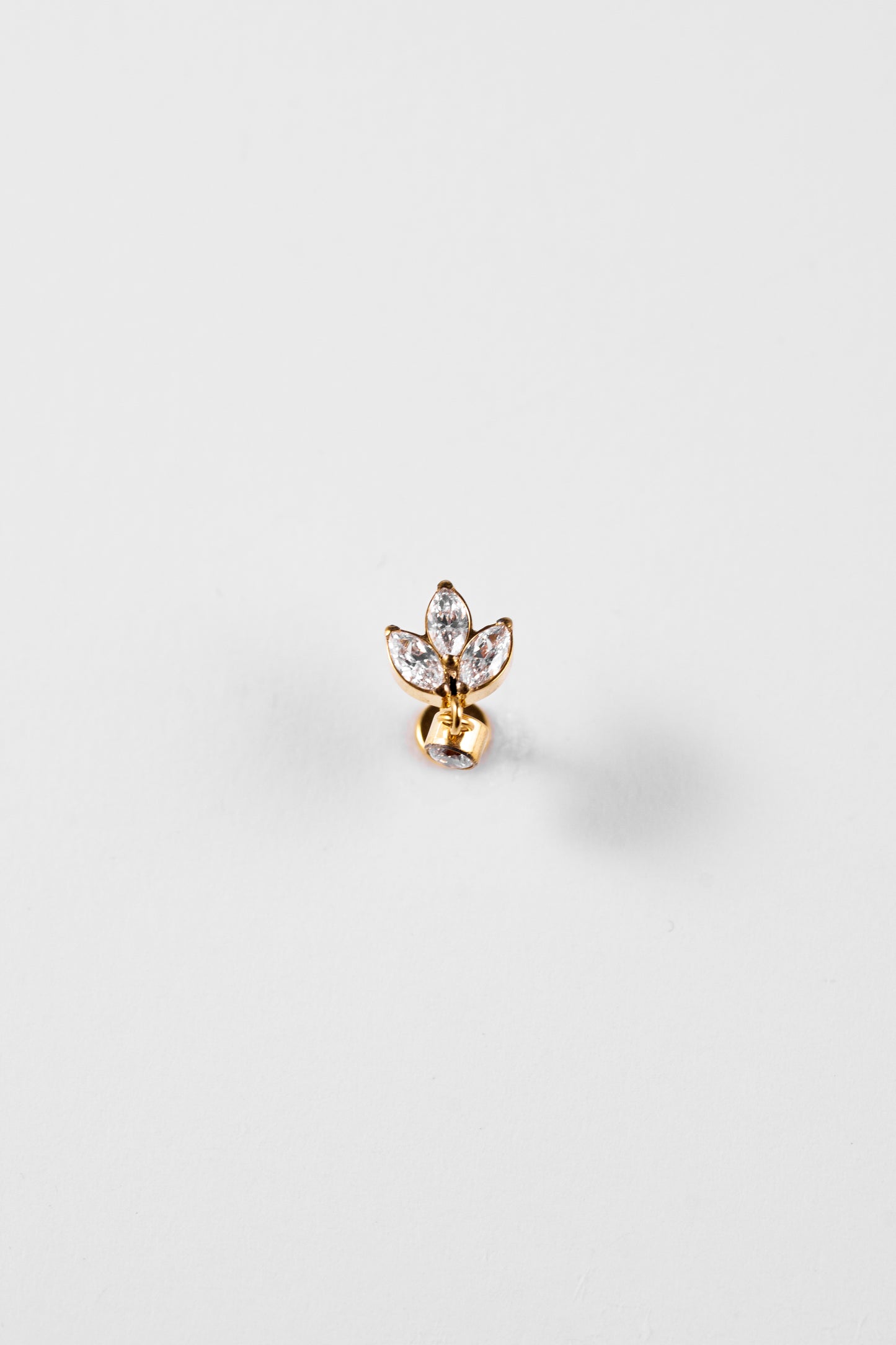 Crystal Bloom Dangle Stud