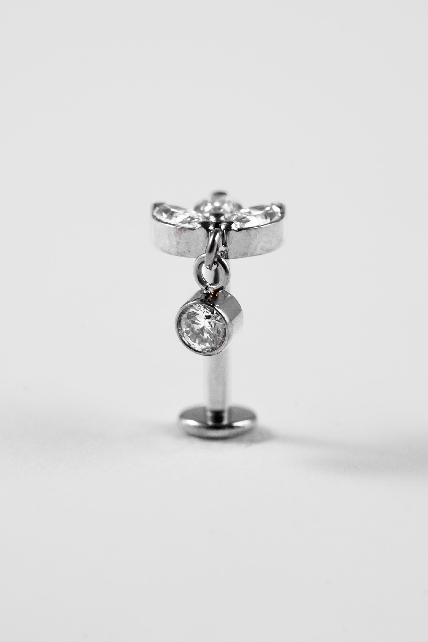 Crystal Bloom Dangle Stud