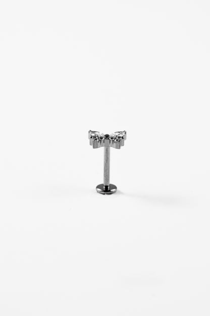 TWINS Crystal Butterfly Stud