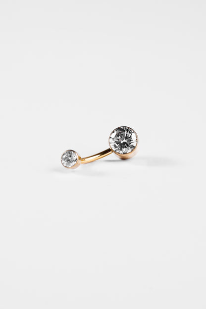 TWINS Crystal Belly Bar