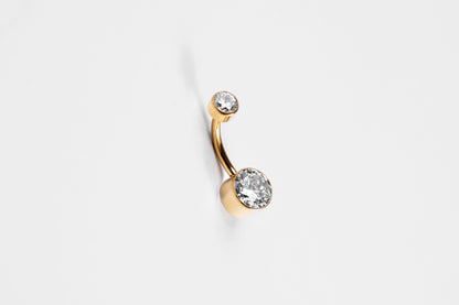 TWINS Crystal Belly Bar