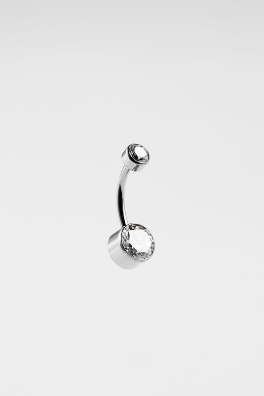 Crystal Double Navel Barbell