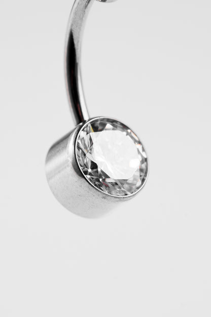 TWINS Crystal Belly Bar