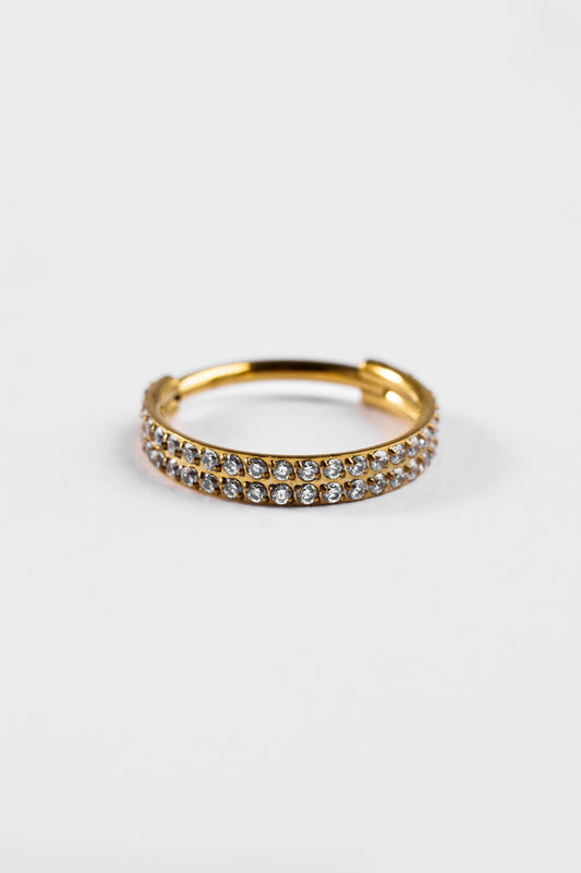 Crystal Double Row Clicker