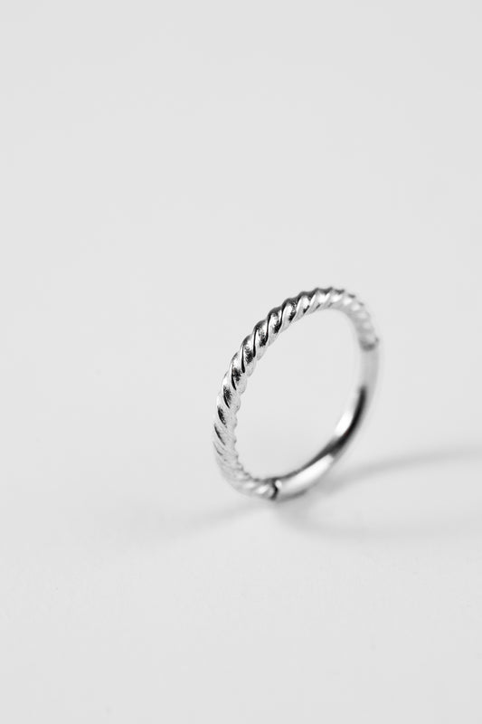Twisted Elegance Hoop