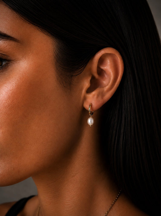 Pearl Essence Hoops