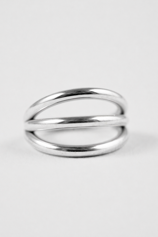 Triple Band Titan Gold Ring