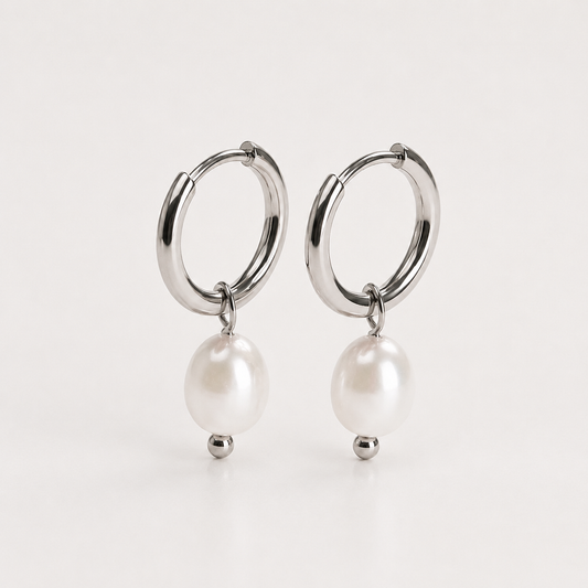 Pearl Essence Hoops